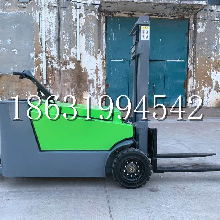 天柱县小型电动叉车1吨2吨步行站驾式电瓶堆高充电装卸车液压升降车铲车
